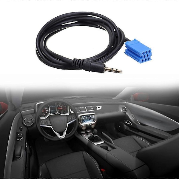 WJTG Med to radionøkler for Fiat Grande Punto Al-fa 159 bilstereo Aux 3.5mm AudioJ