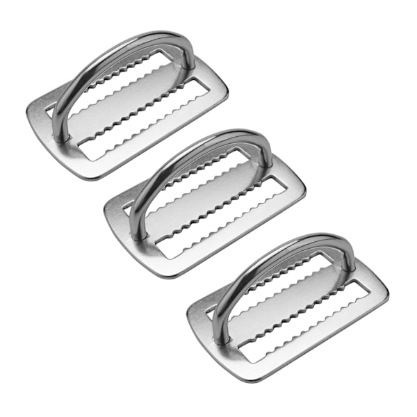 3x 316 Rustfrit Stål D-Ring Spænde Scuba Diving Vægtbælte Holder Til 5cm Vægtbælte Surfing Sw