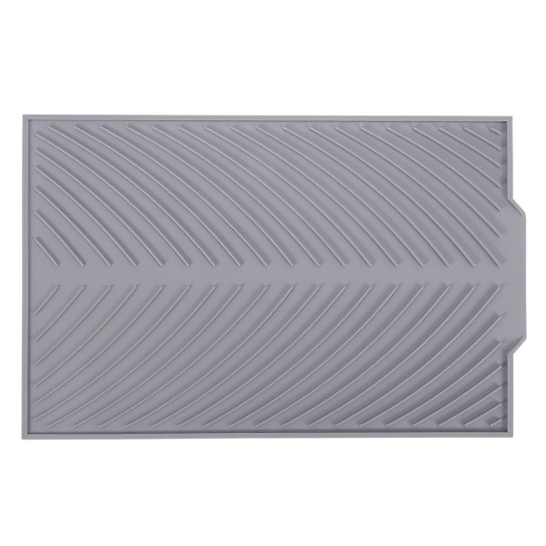 Silikonskål Tørkematte Flume Folding Dreneringsmatte, rektangel Tørkematte Tørkematte Pad Heat Resi