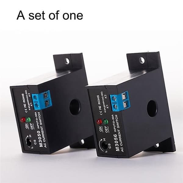 Strømsensor Switch Induktionsrelæ AC Koblingsenhed Signal over Grænse Lukket AC 0,2-30A (NC M