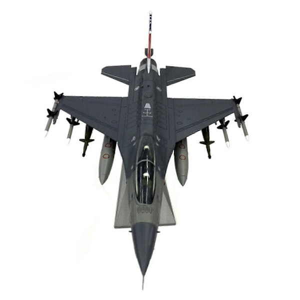 1:72 Skala F-16D Angrebsfly Metal Die-Cast Flyvemaskine, Inkluderer Legering Stativ Kompatibel med Samleobjekter eller Gave