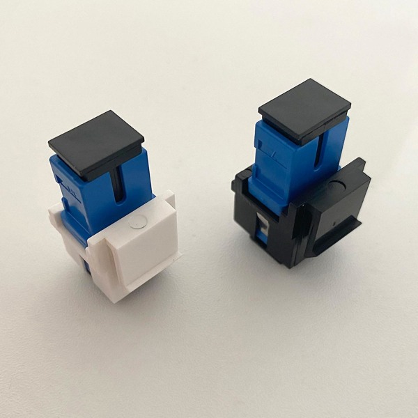 Scfiber optisk kabel konnektor konverter adapter flange til fiber