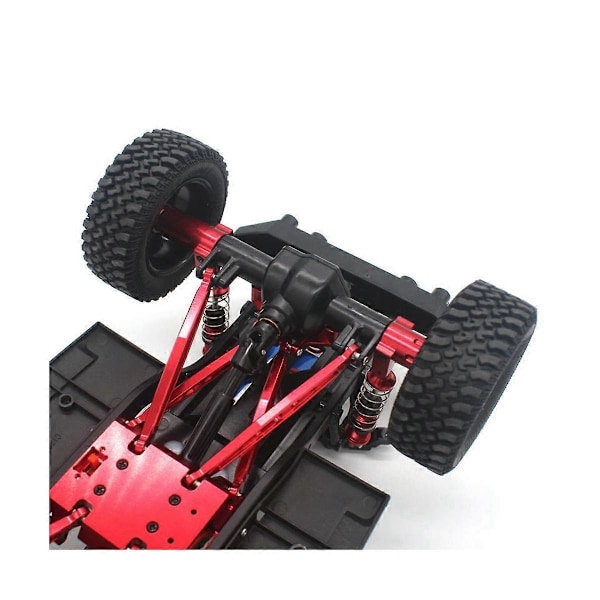 Metallinen alustan linkkitanko ja servokiinnike vetotangon kiinnike 1/12 MN128 MN86S G500 Crawler Off Road -kuorma-autolle, harmaa