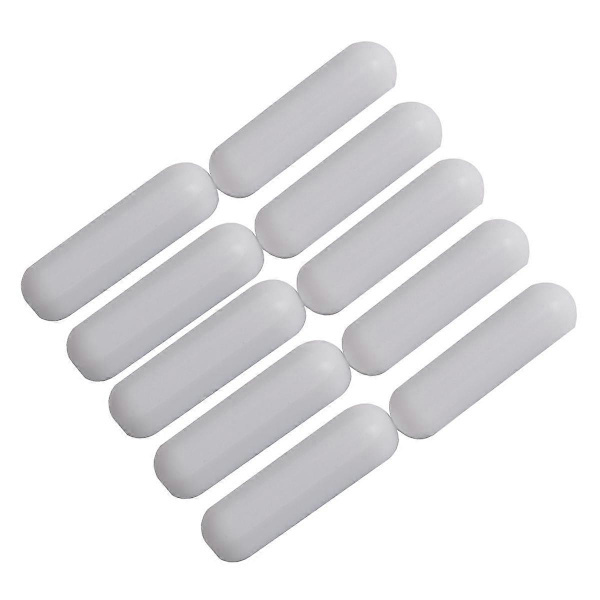 10 stycken PTFE Magnetisk Rörverk Mixer Rörstav Laboratoriumstav Rörplatta Magnet Rörstav (7X25mm)