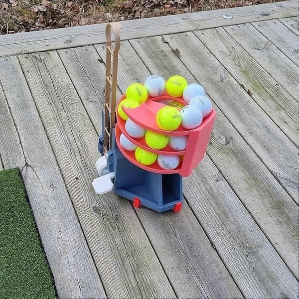 Golfboll Launcher Pro, Golfboll Teeing Device Träningsmaskin