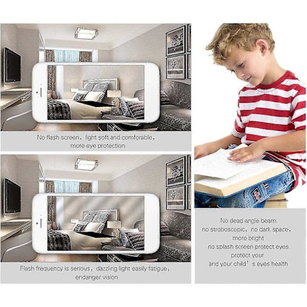 26W LED-lampor, 200W glödlampa, 3000lm, 6000k kallvitt, E27 Edison skruvlampor, 3-pack [energiklass E]