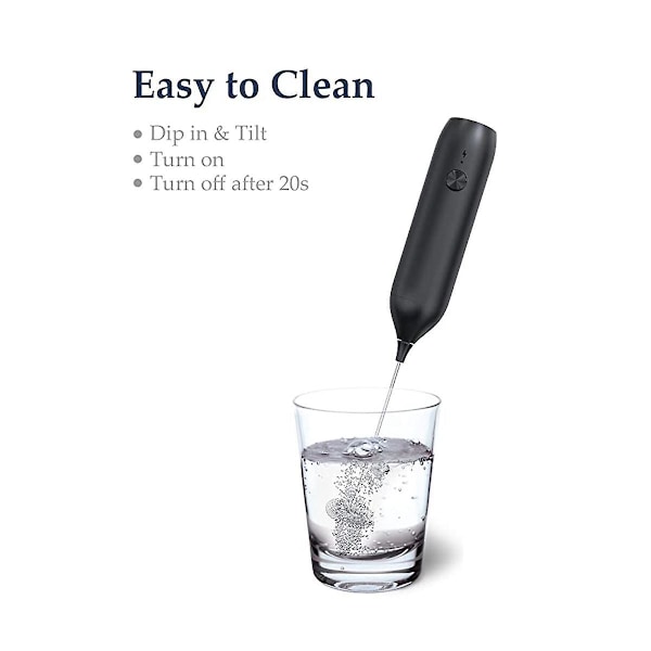 Håndholdt, Oppladbar Blender for Matcha Kaffe, Elektrisk Drikkeblander Mini Skummaker