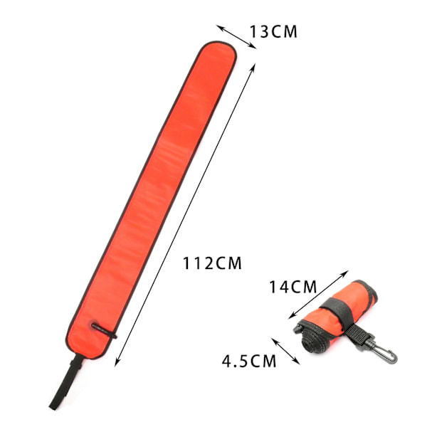 110 cm Sukellustyynypinnan Merkkipoiju SMB-Signaaliputki Turvavarusteet Sukelluspyssykalastukseen Snork