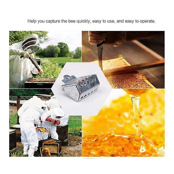 Bikupa Drottning Clip Biodling Verktyg Drottningfångare Burar Biodlare Fånga Apiculture Biodling Cl