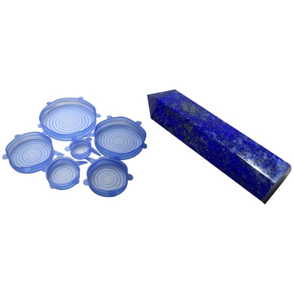 Lapis Lazuli Naturlig Krystal Søjle Sten Dekoration 5-6cm