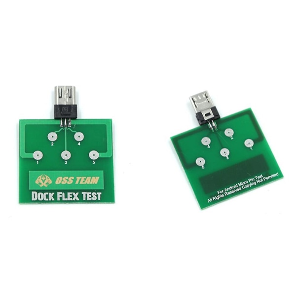 3 stk Micro USB Dock Flex Test Board til iPhone 13 12 11 Android Telefon U2 Batteri Power Lade Dock Flex Test Tool