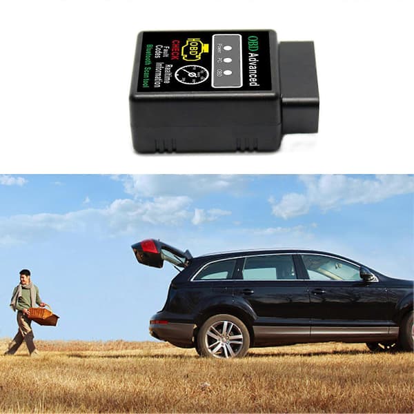 Mini OBD Bluetooth-kompatibel Scanner Diagnostisk Kraftfuldt Fejlfinding Udstyr til Alle Protokoller Biler Køretøjer