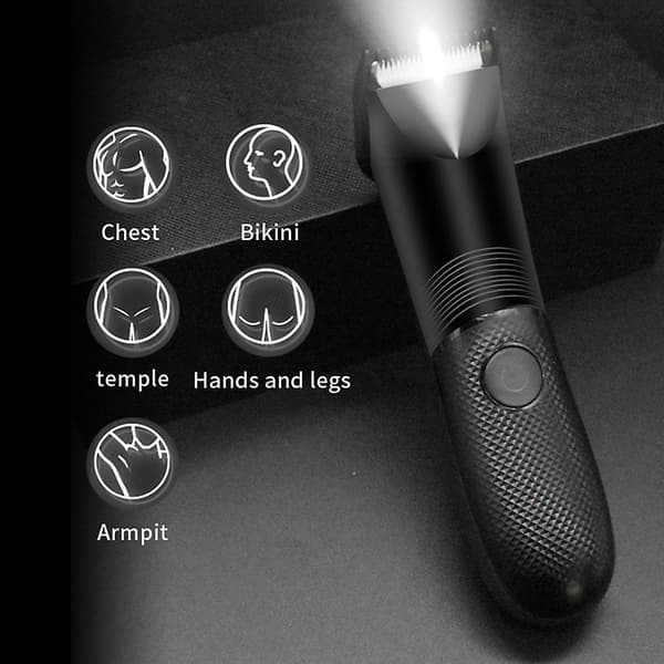 Hårfjerning til mænd Intime områder Hårklipper Trimmer til lysken Epilator Bikini Sikkerhed