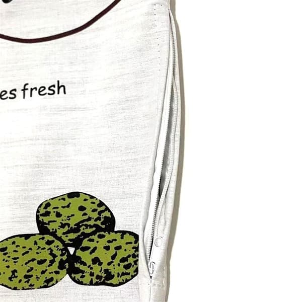 4-pack Potatisförvaring för skafferi | Potatis- och lökförvaringsväskor med sidofickor, lantlig lökpåse