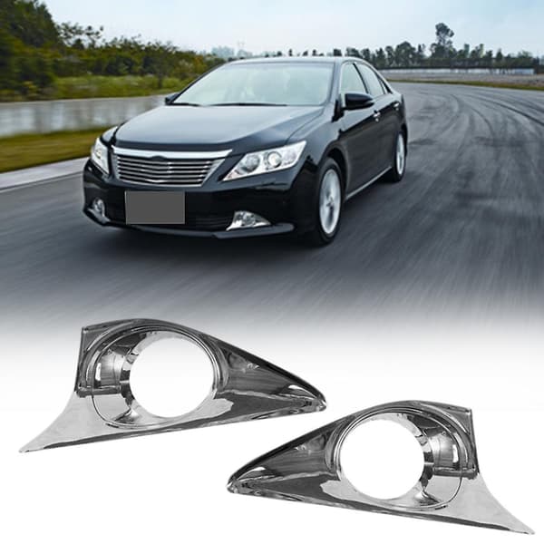 Bil Hoppande Front Bumper Dimljusskydd För 2012 2013 2014 Abs Krom Dimljus Huv