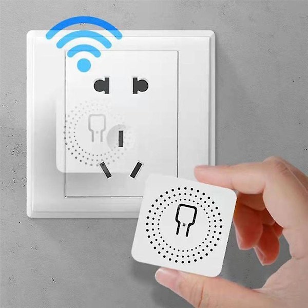 10a Tuya Wifi Mini Smart Lysbryter DIY 2-veis Fjernkontroll