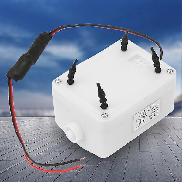 DC 12V 4.5W Trykkluftpumpe 22Kpa Elektrisk Oppblåsbar Luftpumpe 7.5L/min for Ozon Generator