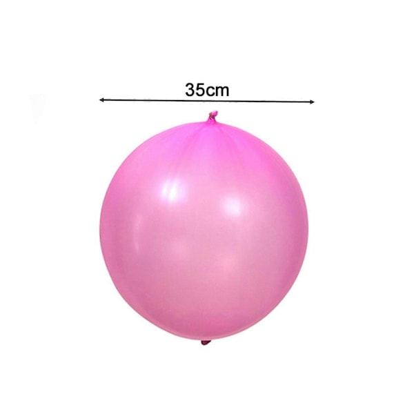 50 stk. Punch Balloner med Gummibånd Høj Elasticitet Stor Mængde Lugtfri Koordinationsfærdighedstræning Assorterede Farver Latex Hoppeballon Indendørs
