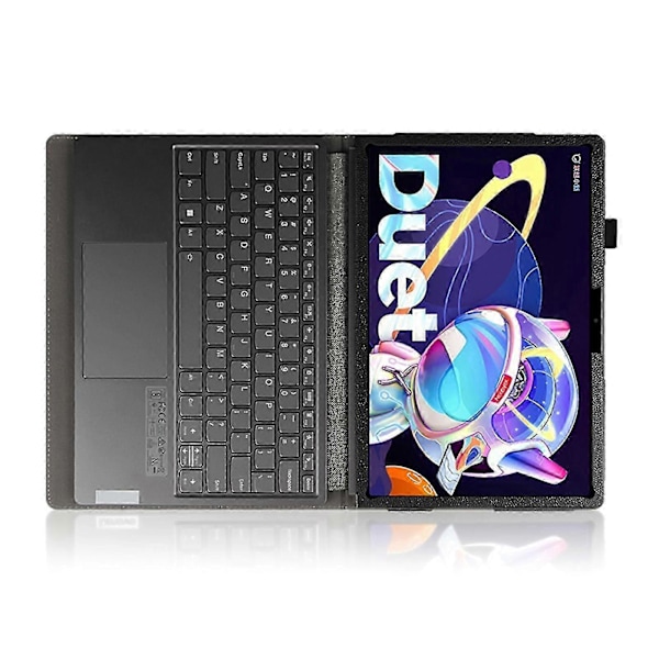 Skyddsfodral för Xiaoxin Duet Fodral 12,4 tum Iau7 2-i-1 Laptop Läder