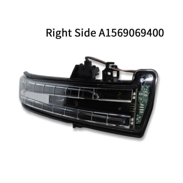 För E C-Klass 2009-2015 Yttre Backspegel LED Blinkers Lins Höger Sida A1569069400