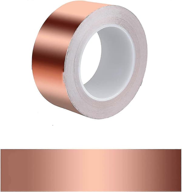 Kopparband 30m X 50mm, Vegena Kopparfolietejp Emi Kopparfolietejp