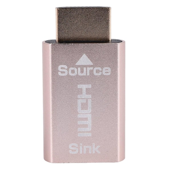 HDMI-yhteensopiva, lukitusnäytön signaalipidike KVM HDMI-yhteensopiva-yhteensopiva 2.0-virtuaalisovitin EDID DDC Dummy Plug HDMI-yhteensopivaa