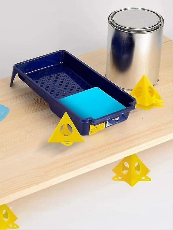 10 stk Mini Triangulære Pyramider Malerstativ Mini Lerretstativ for Trearbeid Mini Maler