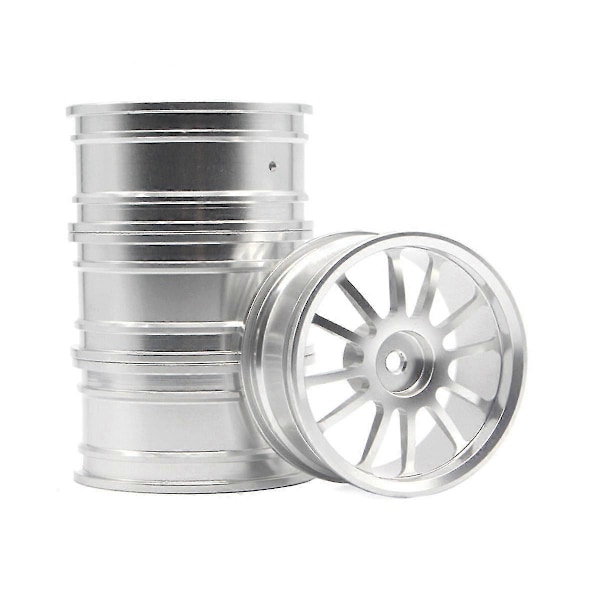 4 stk. Universelle 1,9-tommers aluminiumsfelger egnet for 1/10 Scx10 simulerings flat sportsbil, si