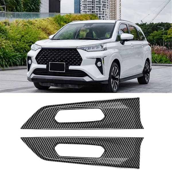 Til Veloz Avanza 2022 2023 Kulfiber Bilinteriør Indvendig Fordør Panel Strip Dækramme Trim