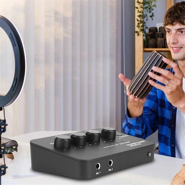 Digital Audio Sound Machine AUX IN/OUT BT-forbindelse Dobbelte mikrofonindgange