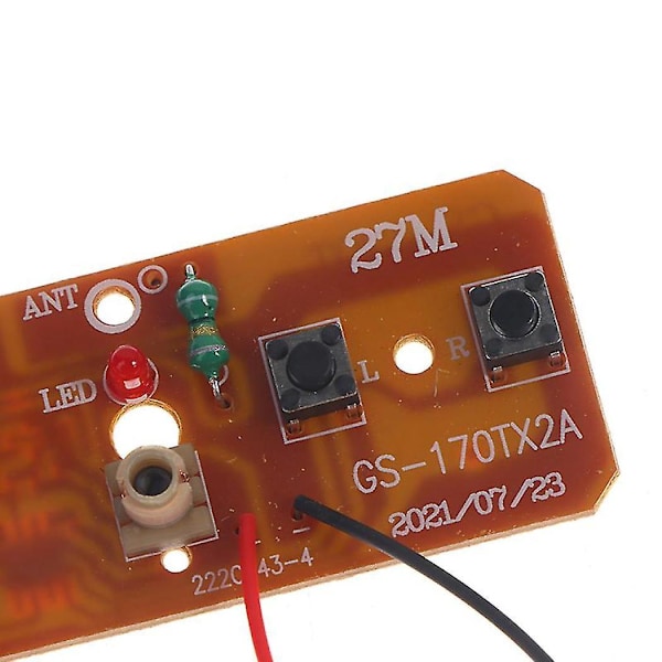 4-kanals fjernkontroll 27mhz kretskort sender mottakerkort for RC-bil Shytmv