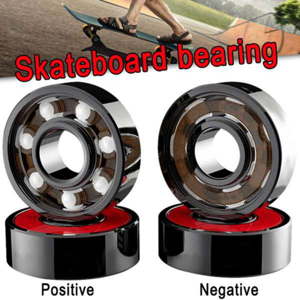 8 stk keramiske lagre Høyhastighets slitasjebestandig for skate skateboard hjul