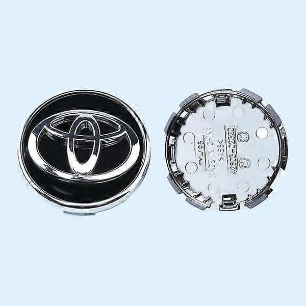 Toyota 4 62mm Hjulkapsel Center Navkapsel Til Logo Mærke Sort