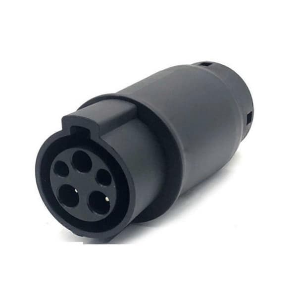 EVSE Adapter 32A J1772 Typ 1 till Typ 2 Plug Adapter, Laddkontakt för Elfordon