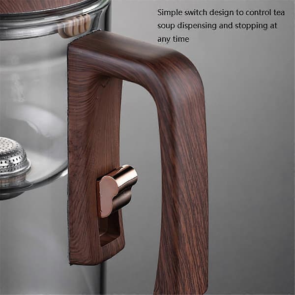 720ML Glas Tekanna Vattenseparering Inre Behållare Magnetisk Brytare