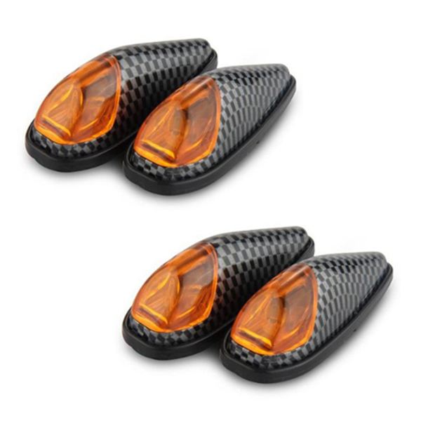 4 st Motorcykelblinkers Hög Effekt LED Mini Blinkers Signallampa