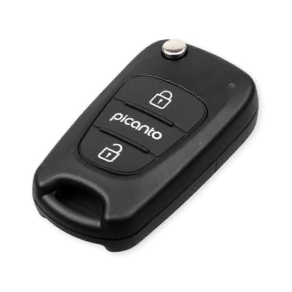 Flip Fjernkontroll Nøkkelhus Fob For Hyundai For Kia K2 K5 Picanto Bil 3 Knapper Sammenleggbare Nøkler Blankt Deksel Erstatning