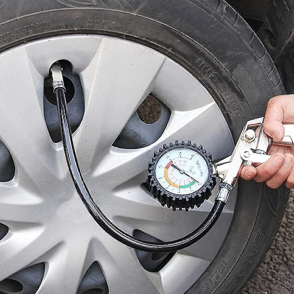 Däckpump Slang Bil Däckslangar Pump Gummi Luftslang Däcktrycksmätare Slang För Bil Motorcykel Cykel Däcktrycksmätare Banmo