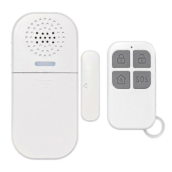 Dør- og vinduesalarm, magnetisk trådløs sensor, SOS-alarm hjemmesikkerhedssystem børnesikkerhed