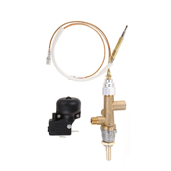 Gasol Patio Värmare Kontrollventil Termoelement Sensor Dump Switch Knob Propangas Lpg Eldgrop Kontroll Säkerhet Pilot Port set