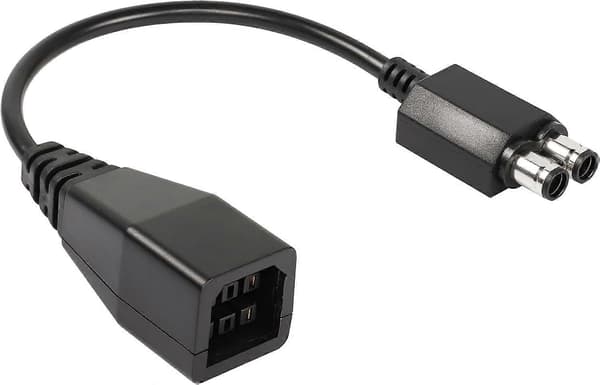 Xbox 360 til Xbox 360 S Strømkonverteringskabeladapter, Adapterkonverter Strømkabel til Xbox 360 til 360 Slim Udskiftning