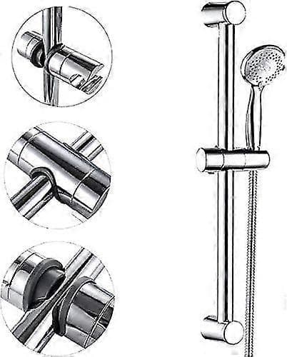 Utskiftbar Håndholdt Dusjhodeholder, Krom ABS Dusjhodeholder, 18-25mm Diameter Justerbar