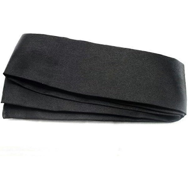 Satin Ögonmask Sovmask, Mjukt Slätt Ögonbindel, 145 cm Lång Justerbar för att Knyta för Ögonen