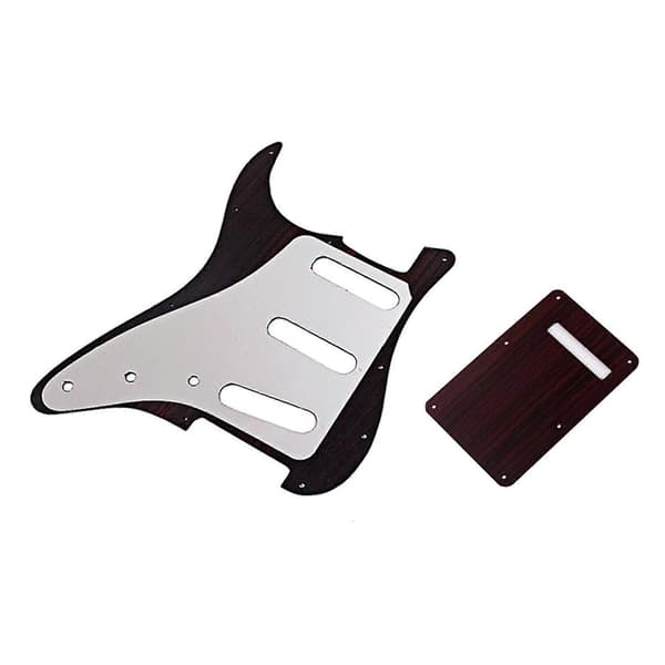 Rosenträgitarr Pickguard med Bakplatta Scratch Plate Musikinstrument Tillbehör för Elgitarr