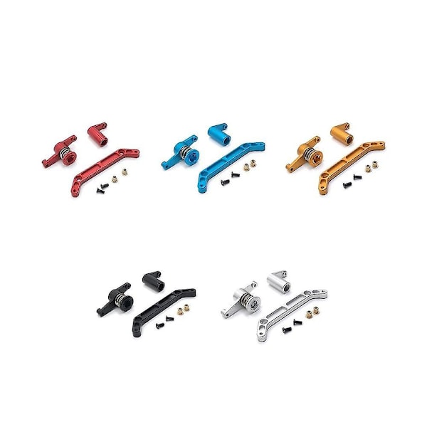 Styrarmsats i metall för Jlb Racing Cheetah 11101 21101 J3 Speed 1/10 Rc Bil Uppgraderingsdelar, 5