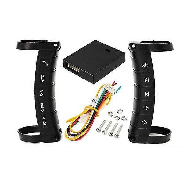 Universal Multifunktionell Trådlös Rattskontroll Bluetooth DVD Navigation Knappar