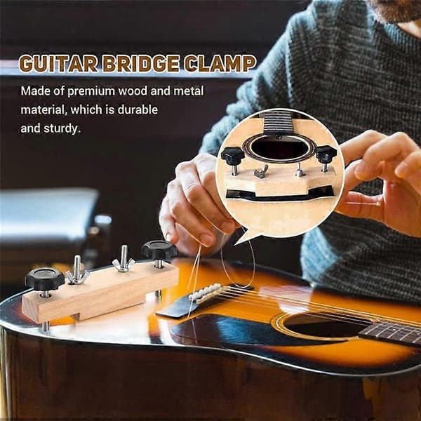 Gitarrbroklämman, Inledande Broklämma Akustisk, för Klassisk/Akustisk Gitarrtillbehör Lut