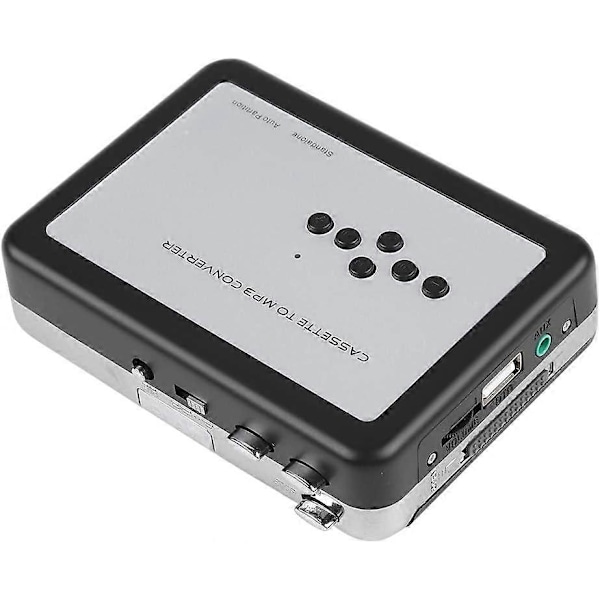 Kasettinauhuri kuulokkeilla, kannettava henkilökohtainen USB-kasettinauhuri MP3 CD -muuntimien PC-hankintaan