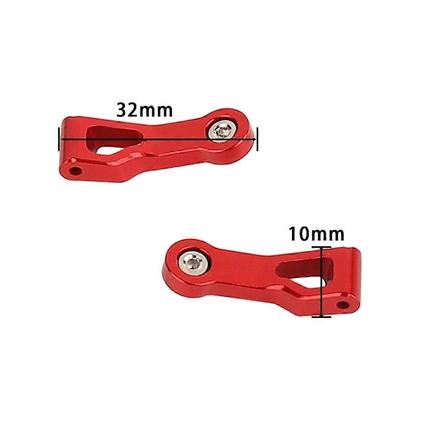 2st Metall Främre Övre Arm Fjädringsarm Styrblock för MN68 MN 68 1/16 RC Bil Uppgraderingsdelar A