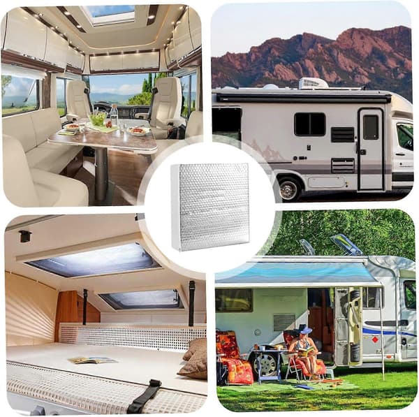 RV Skylight Cover Sommer Vinter Temperaturregulering RV Skylight Isolator med Refleks